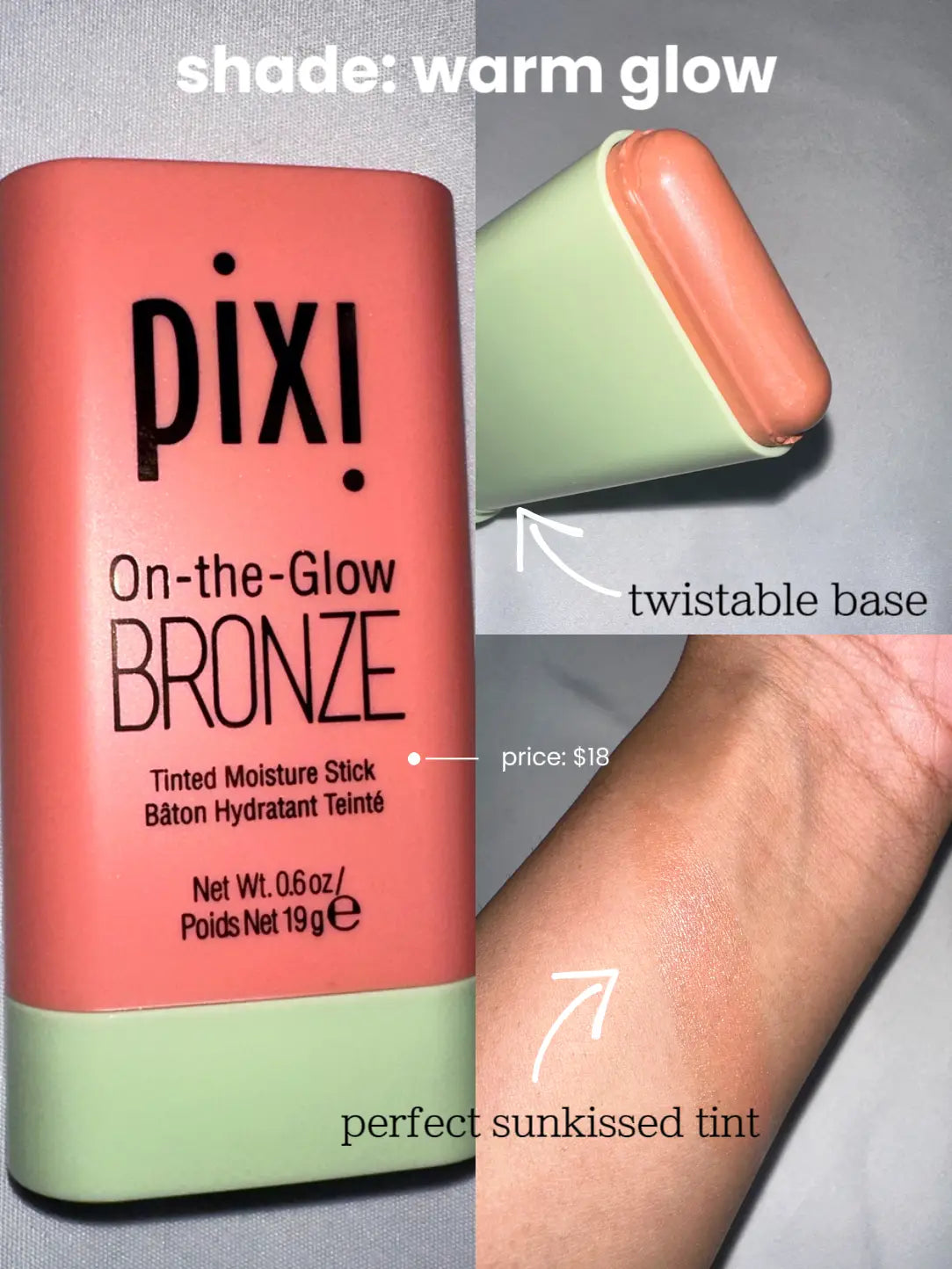 Pixi On-the-Glow Bronze shade :Warm Glow