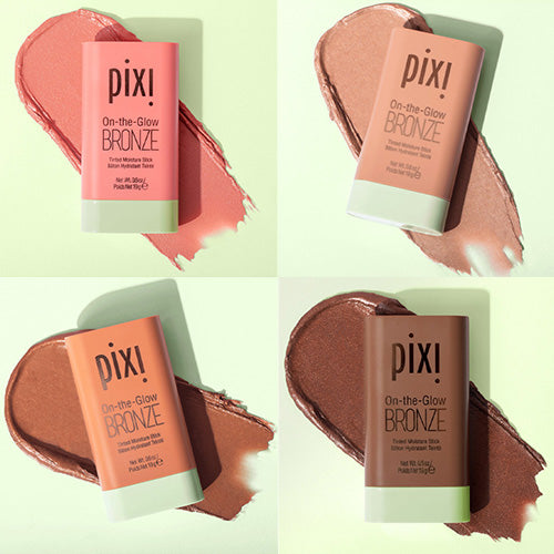 Pixi Beauty On-the-Glow Bronze | Pack of 4 in Extra affordable range + 1 Blush gift